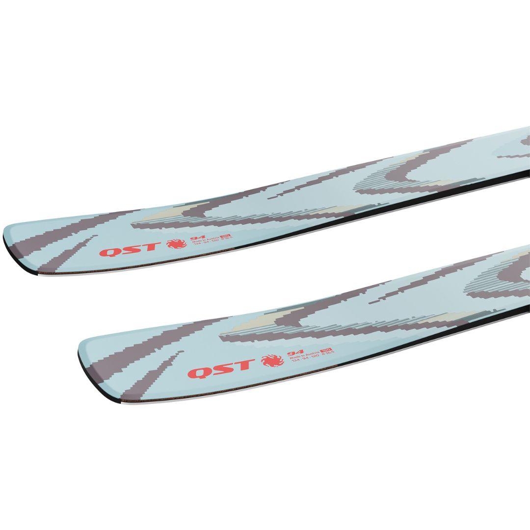 Salomon QST 94 Iced Aqua Freeride Skis 2026